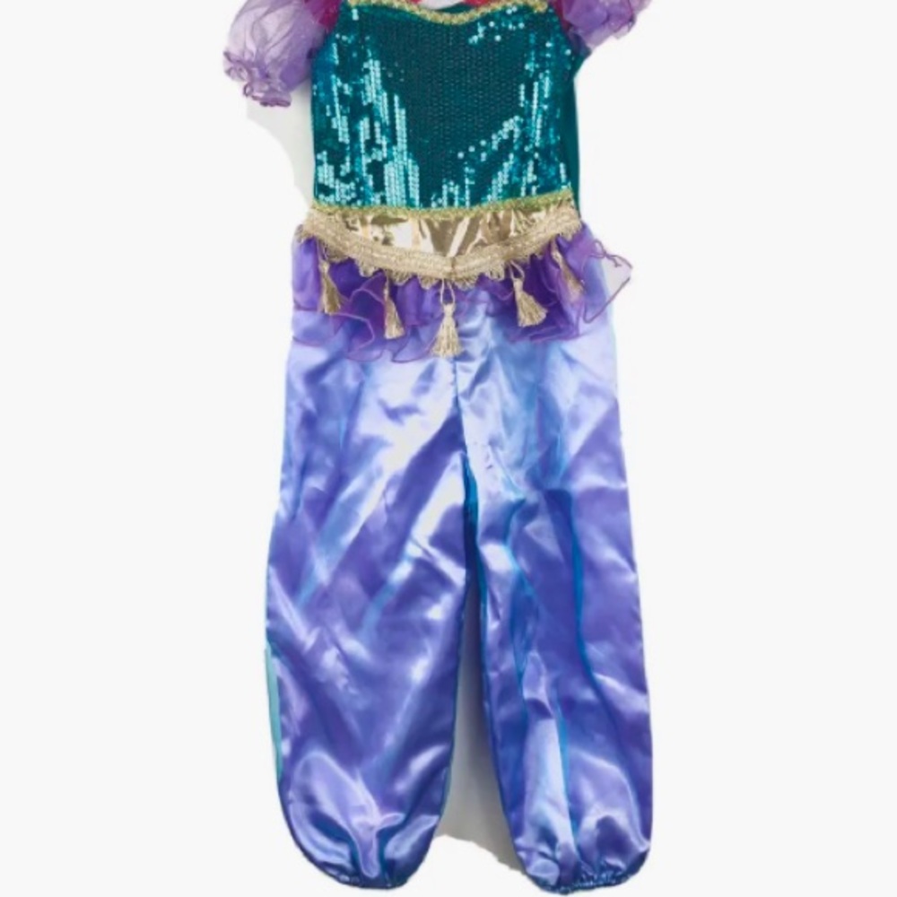 GENIE 🧞‍♂️ DREAM DAZZLERS GREEN AND PURPLE CHILD COSTUME SIZE 5/6 🌟NWOT🌟